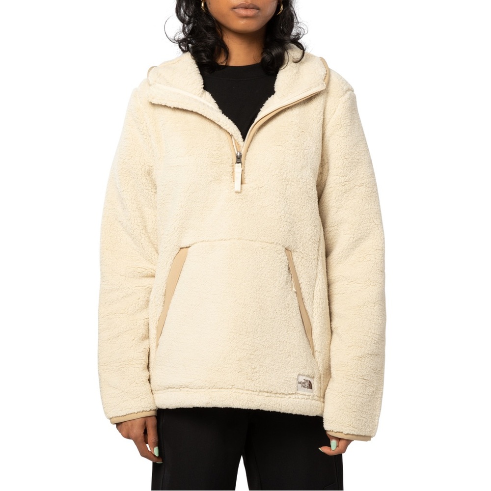 North Face Campshire Hoodie Sz. M Wet Sand/Tan
